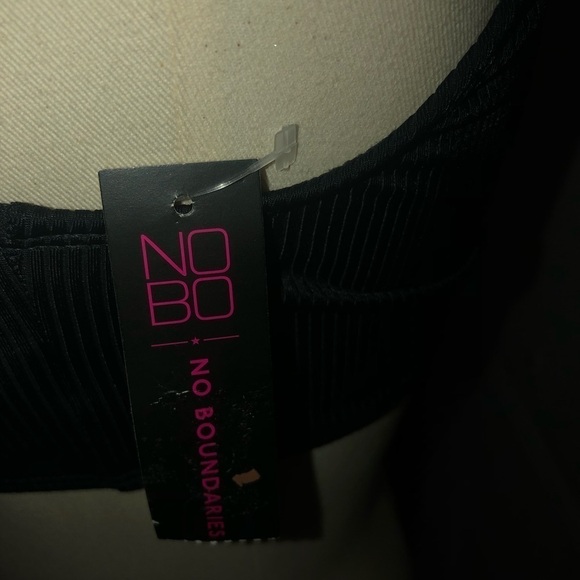 Vintage 90s black neon squares belt and circle cut out bikini top new Medium - Picture 6 of 9